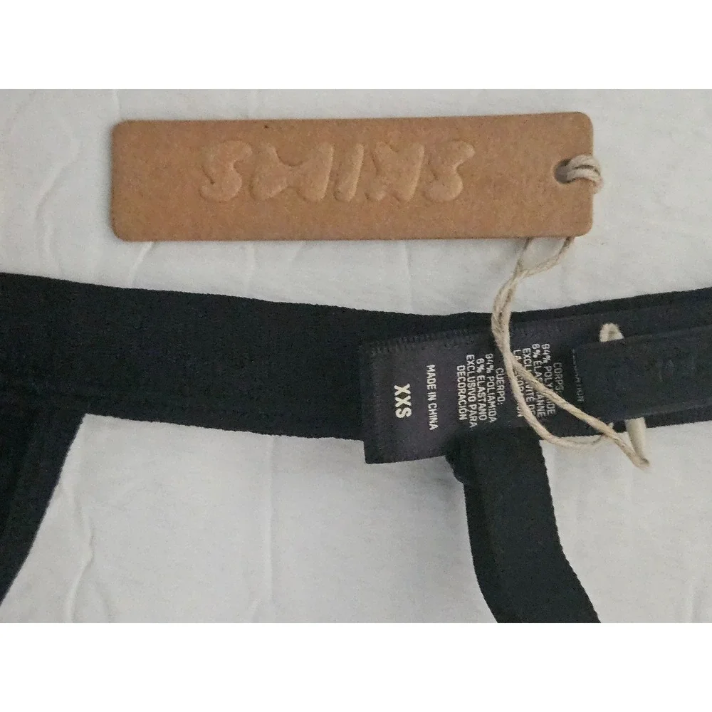 SKIMS Summer Mesh Triangle Bralette Onyx Black Sheer Bra XXS SN-BR-0712 - Picture 8 of 9